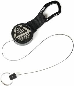 [DRESS]カラビナピンオンリール ラインカッター はさみ ライン ノット リーダー PE 釣り 釣り用 携帯ハサミ 軽量 小型