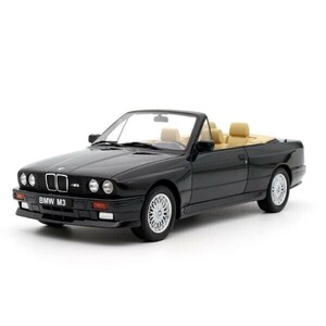 京商 OTM1012 OTTO MOBILE 1/18 BMW M3 E30 コンバーチブル 1989 ブラック