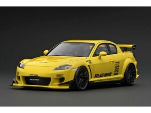 [ зажигание модель ] 1/18 Mazda RX-8 (SE3P) RE Amemiya Yellow [IG3177]* нераспечатанный новый товар!