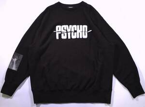 超希少SIZE!! アンダーカバー 22AW/Psychophilia最高級PSYCOHパイルパッチ/JQパッチ ビッグスウェットシャツ 3 美品 undercover/raf simons