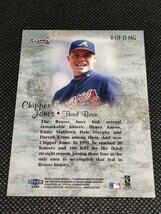 1999 FLEER FLAIR SHOWCASE 318/500 CHIPPER JONES チッパー・ジョーンズ 500枚_画像2