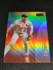 2000 FLEER SKYBOX PREEMINECE MARK McGWIRE マーク・マグワイア