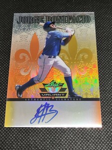 2012 LEAF VALIANT 87/99 AUTHENTIC SIGNATURE JORGE BONIFACIO ボニファシオ 直筆サインカード 99枚