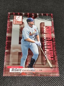 2001 DUNRUSS ELITTE PRIMARY COLORS 648/975 MARK McGWIRE マーク・マグワイア