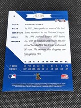 2005 DUNRUSS LEAF LIMITED 75/99 CHIPPER JONES チッパー・ジョーンズ 99枚_画像2