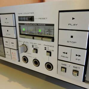 80s PIONEER ダブル・カセットデッキ CT-Y8W 整備済み 動作正常 美品 ピッチコントロール/選曲機能 フルロジック 1982年の画像5