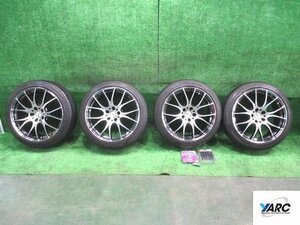 ★RAYS HOMURA 2X7 ホムラ 19インチ 8.5J オフセット38 PCD114.3 5H★225/45R19 タイヤ付 日産用ナット付き★