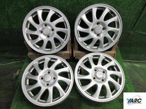 ★ダイハツ純正 15×4.5J +45 4穴 PCD100★4本セット アルミホイール センターキャップ付★