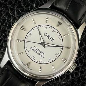 ◆激熱人気◆ 美品 ORIS オリス 1970'S ヴィンテージ 腕時計 メンズ手巻き アンティーク スイス 文字盤ホワイトツートン 7の画像1