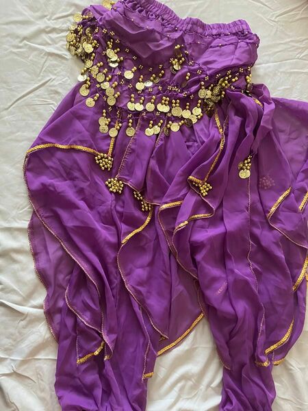 ベリーダンス　 衣装　紫