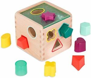  wooden type . puzzle B. toys shape join puzzle box 