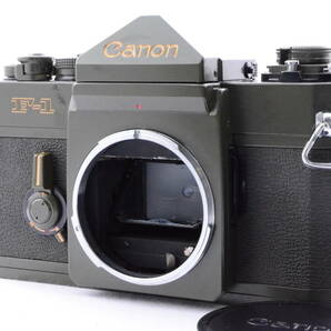 希少 Canon キャノン F-1 オリーブ フィルムカメラ ボディの画像2