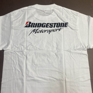 BRIDGESTONE　Motorsport　ブリジストン モータースポーツ　Tシャツ　フリーサイズ　ホワイト