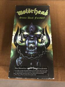 【中古】MOTORHEAD/STONE DEAF FOREVER!/BOX　5CD　箱、ポスター等傷みあり特価 管理番号SS240509