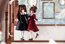 【DOLK×NO.S PROJECT】クラシックレトロワンピース ナイトネイビー　40cm sd dd_画像6