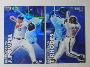  rare 2003 insert card 2 kind rose *pa well Calbee close iron Buffaloes title holder Professional Baseball chip s card 