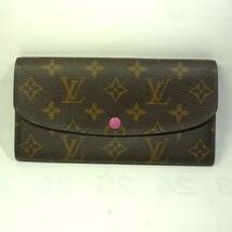 ルイヴィトン（LOUISVUITTON）ポルトフォイユ・エミリー　M61289　イニシャル入り　長財布（中古）_画像1