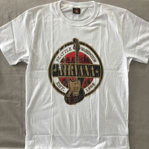 バンドTシャツ ニルヴァーナ(NIRVANA)w1新品 L