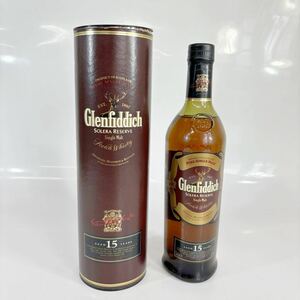未開栓 glenfiddich グレンフィディック　15年　 Scotch スコッチ　whiskey ウィスキー　古酒 洋酒 750ml 43% シングルモルト