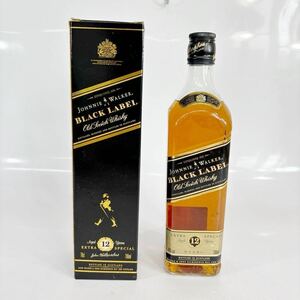 未開栓 JOHNNIE WALKER ジョニー ウォーカーblack LABELジョニ黒 ジョニクロ Scotchスコッチ ウィスキー whiskey 12年 古酒 洋酒 700ml 40%