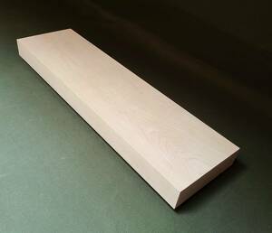 メープル ◆ 無垢板 プレナー加工品 希少 楽器材 看板板 小物 銘木 DIY ◆（573）