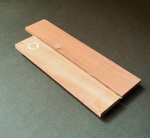 イチイ 一位 ◆ 無垢板 ２枚組 プレナー加工品 彫刻 小物 銘木 ◆ DIY (527)