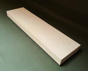 メープル ◆ 無垢板 プレナー加工品 希少 楽器材 看板板 小物 銘木 DIY ◆（574）
