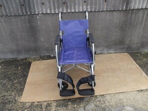TS-24-0430-03　【カワムラサイクル】介助用 軽量車椅子 ふわりす KF16-40SB