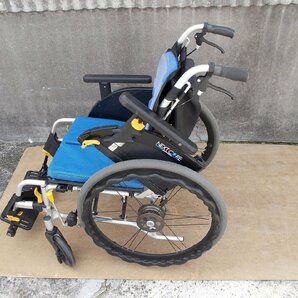 TS-24-0417-02  車椅子 自走式 ネクストコア アジャスト NEXT-51B 松永製作所 座幅40cm（背もたれ色むら有））の画像6