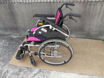 TS-24-0417-01　MIKI　ミキ　モジュＰＩＴＴＡ　自走用車椅子 PFN‐ｌ-Ｊ（レッグサポート代用品）_画像6
