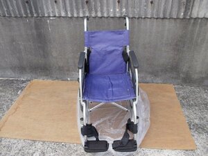 TS-24-0514-03【カワムラサイクル】介助用 軽量車椅子 ふわりす KF16-40SB　　洗浄整備品