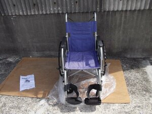 TS-24-0514-02　【カワムラサイクル】　洗浄整備済自走式車椅子 ふわりす 【KF22-40SB】