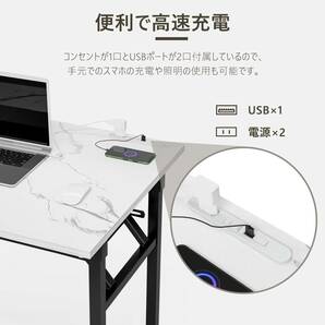 おすすめ ☆大理石調 高級感 パソコンデスク 耐久性抜群 コンパクトデザイン