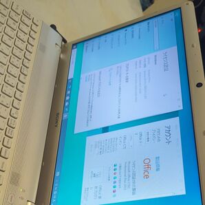 中古美品人気 のVAIOパソコンノ-ト初心者向け初期設定済すぐ使えますWindsライセンスOfficeライセンス済み