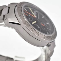 △ ジン Sinn 303 AUTOBAHN クロノグラフ デイデイト 自動巻き メンズ 美品 H#128708_画像4