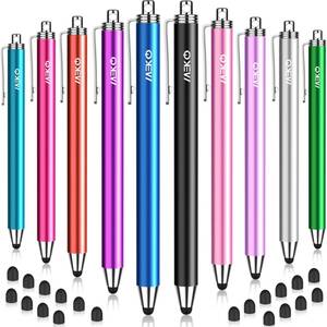 MEKO 10本セットタッチペン ペン先交換可能 6mmスタイラスペン ススマートフォン タブレット スタイラスペン iPad i