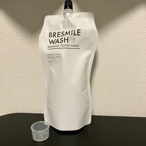 【新品未使用】ブレスマイル ウォッシュ 1本 270ml 付属カップ1個付き 薬用マウスウォッシュ 液体歯みがき オーラルケア 