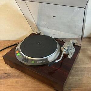 A 一部動作確認 現状品 DENON レコードプレーヤー DP-57M audio-technica レコード針 AT30E LS-12 デノン