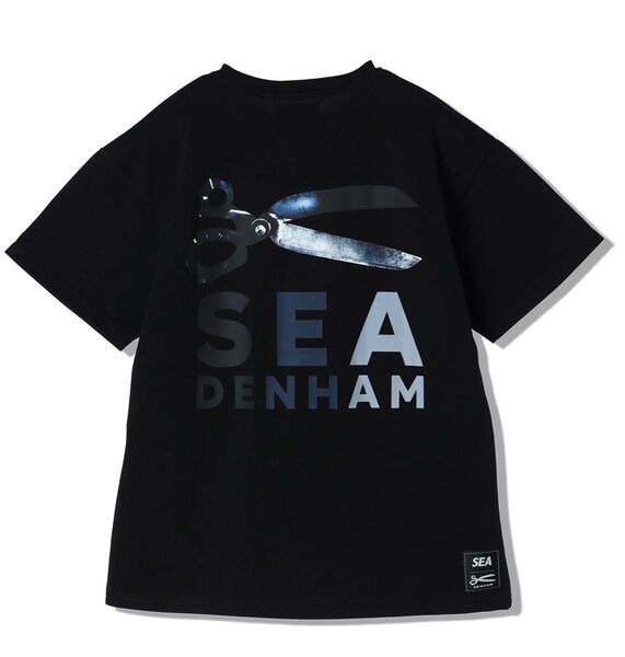 WIND AND SEA x DENHAM (SEA DENHAM) Razor Tee "Black" Sサイズ