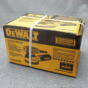 【工具等】DEWALT（デウォルト）　Random Orbit Sander Kit ランダム オービット サンダーキット DWE6423K　未使用品