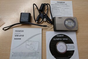 N★1円〜中古品 コンパクトデジタルカメラ OLYMPUS STYLUS VH-410 簡易動作確認○ デジタルカメラ コンデジ オリンパス