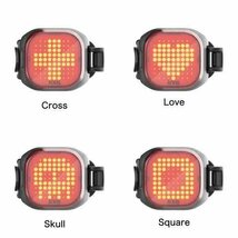 【新品未使用】knog. (ノグ)－BLINDER MINI REAR BIKE LIGHT 30LM Square ブラインダーミニ 自転車リアライト スクエア 30ルーメン_画像6