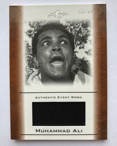 2010 Leaf Muhammad Ali ６0枚限定モハメド・アリ実使用メモラビリアカード