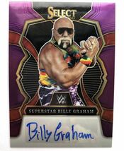 スーパースター・ビリー・グラハム 直筆サインカード　35枚限定　ビリーグラハム　2023 WWE Select Superstar Billy Graham Purple Auto _画像1