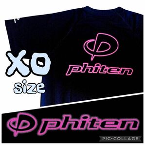 ファイテンTシャツ　XOサイズ　ブラックピンクXOサイズ