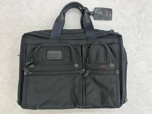 #3091 TUMI トゥミ 2WAY ハンドバッグ ビジネスバッグ ブリーフケース ショルダーバッグ ブラック 黒系 書類 鞄 A4　PC可　大容量