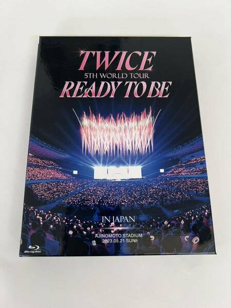 トレカシリアルなし　TWICE 5TH WORLD TOUR READY TO BE in JAPAN 日本　Blu-ray フォトブックレット　初回限定盤　ブルーレイ　中古