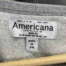 Ae14 Americana アメリカーナ Ｖネック長袖ロングワンピース ロングトップス サイドスリット◎ プルオーバー レディース 女性服 L相当_画像6