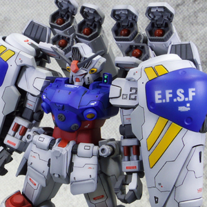 HGUC ガンダム GP02A（MLRS仕様）サイサリス 改修塗装完成品