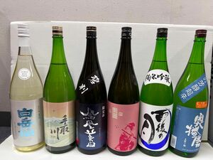 セール！【一升瓶】日本酒6本セット！※値下げ交渉不可